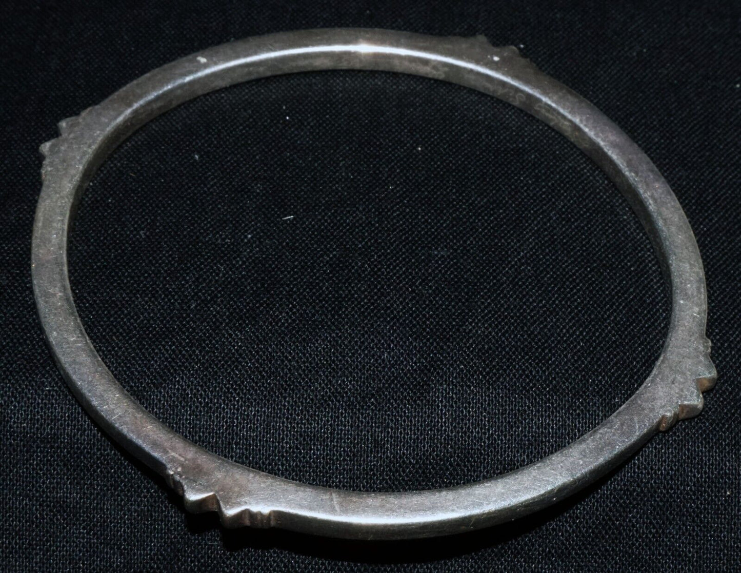 Vintage Hawaii Modernist Sterling Silver Bangle Bracelet by Stephen Geritz (WoJ)