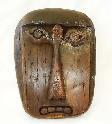 Vintage Indonesian Wooden Tribal Mask (Gem)