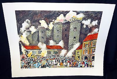 1990 French Hawaii Print 13/300 "La Fête du Château Sauvage" by Guy Buffet (HMA)