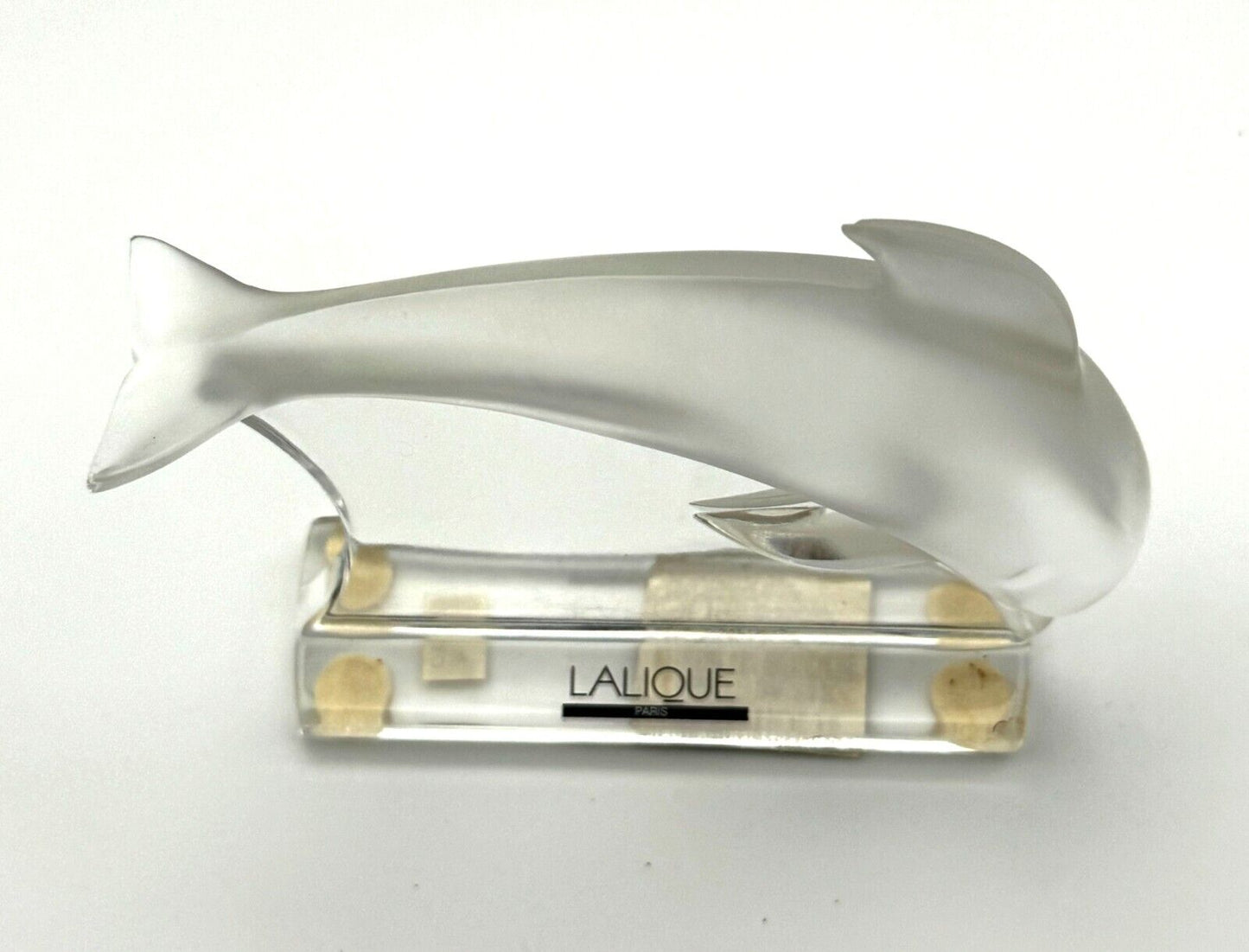 Vintage French Lalique Dolphin Figurine (InS)