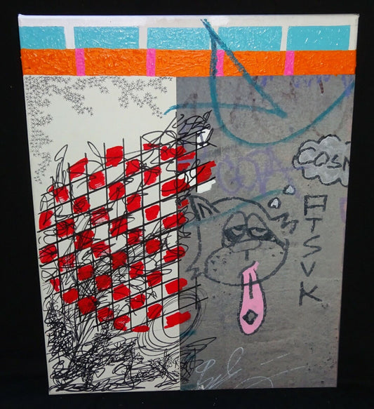 Hawaii Acrylic Mixed Media Painting No Graffiti Honolulu by Jerome Wallace (WaJ)