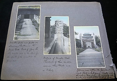 7x 1910 COLOR PHOTOGRAPHS CHINA MING TOMBS P269