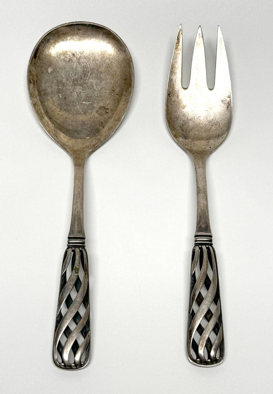 Vintage Danish Silver Serving Set- Spoon & Fork by Cohr (MaC)