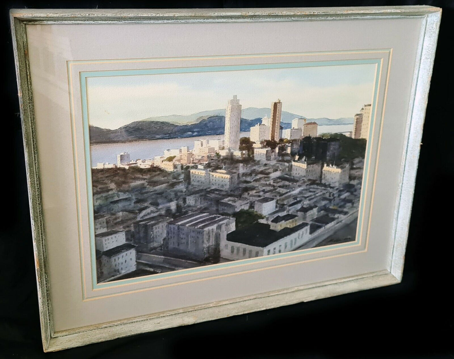 '69 US Watercolor Painting San Francisco Charles Ross Kinghan (1895-1984)(KiA)