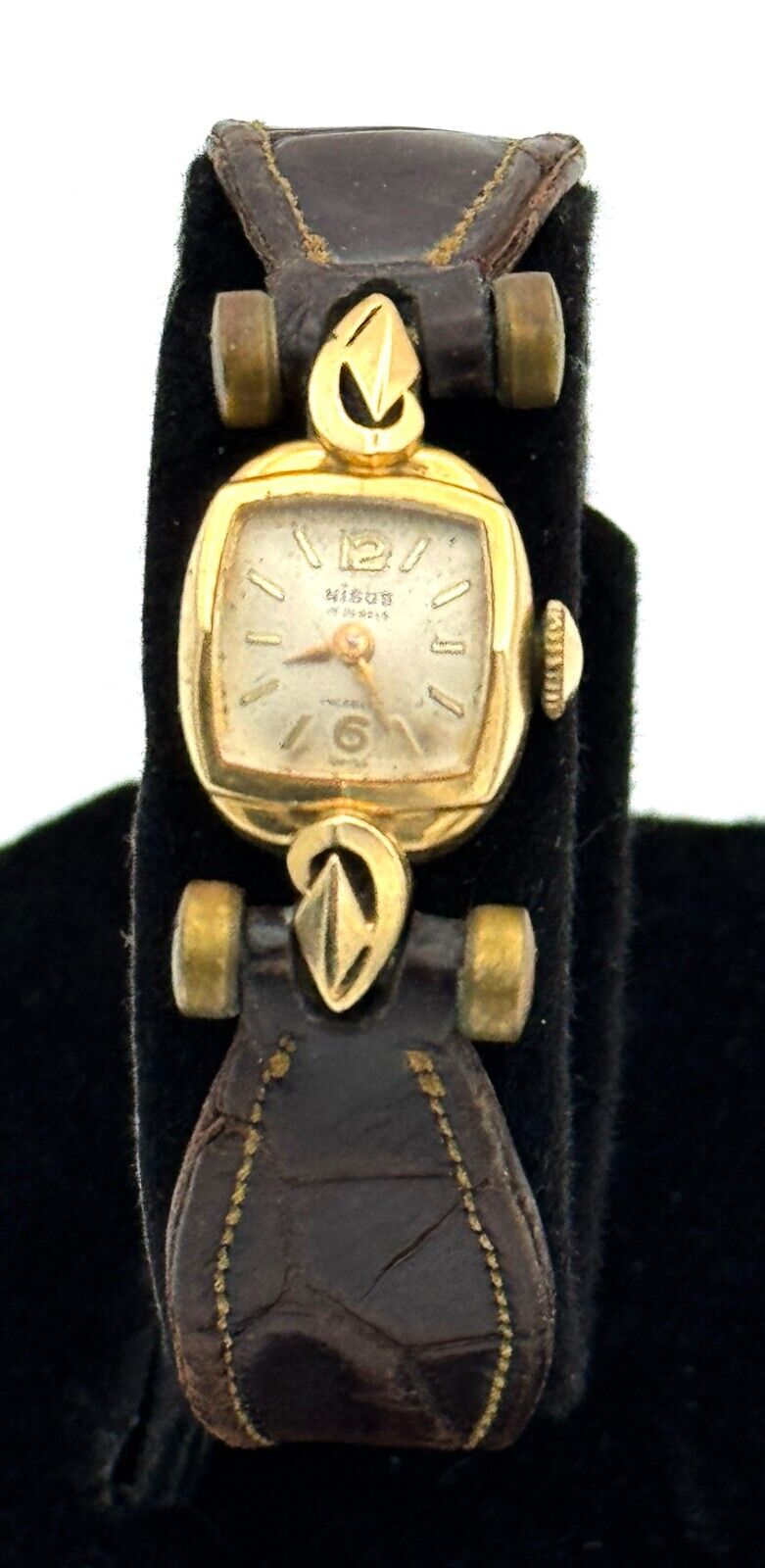 Vintage Swiss 14k Yellow Gold Nisus 17 Jewel Mechanical Watch (HoJ)