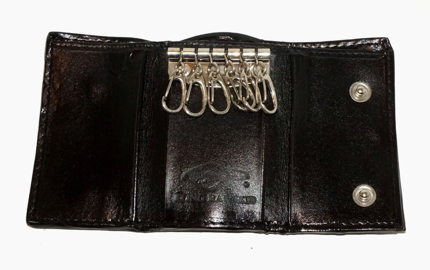 Vintage Attractive Leather & Stingray Skin 6x Key Holder Wallet (LeP)