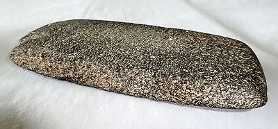 3x Anasazi Hohokam Fully Grooved Stone Axe & Axe Blank & Rubber Stone (Ver)