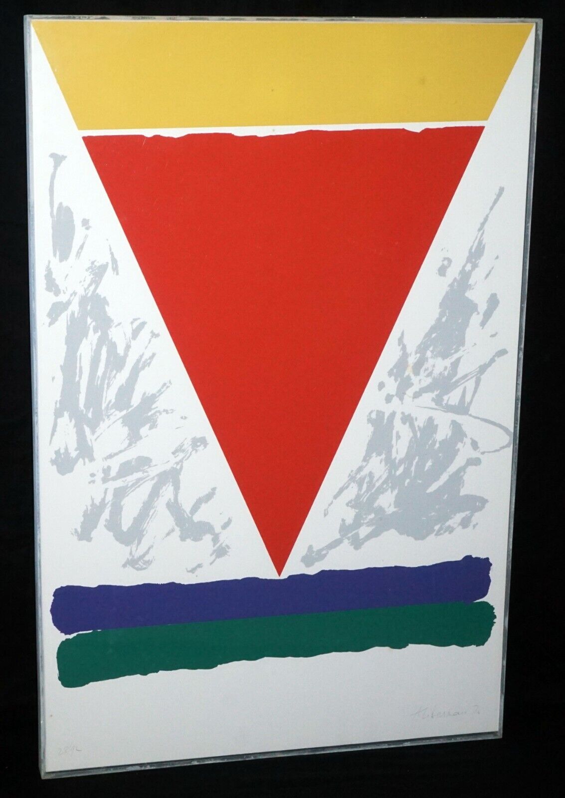 1970 US Framed Color Litho Print 28/92 by Alexander Liberman (1912-1999) (PaR)