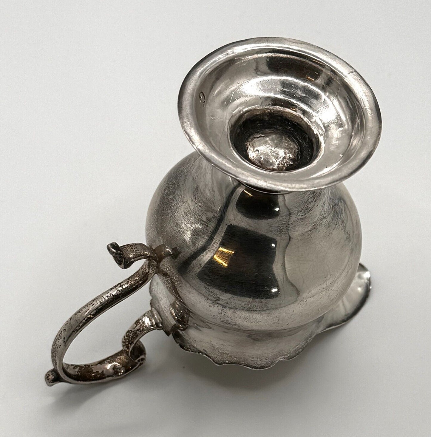 1767 UK London Sterling Silver Creamer by Walter Brind (WeP)