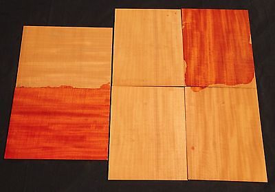 6 Seq Pc of Ribbon Striped Hawaii Grown Cuban Swietenia Mahagoni Wood (CBP) #17