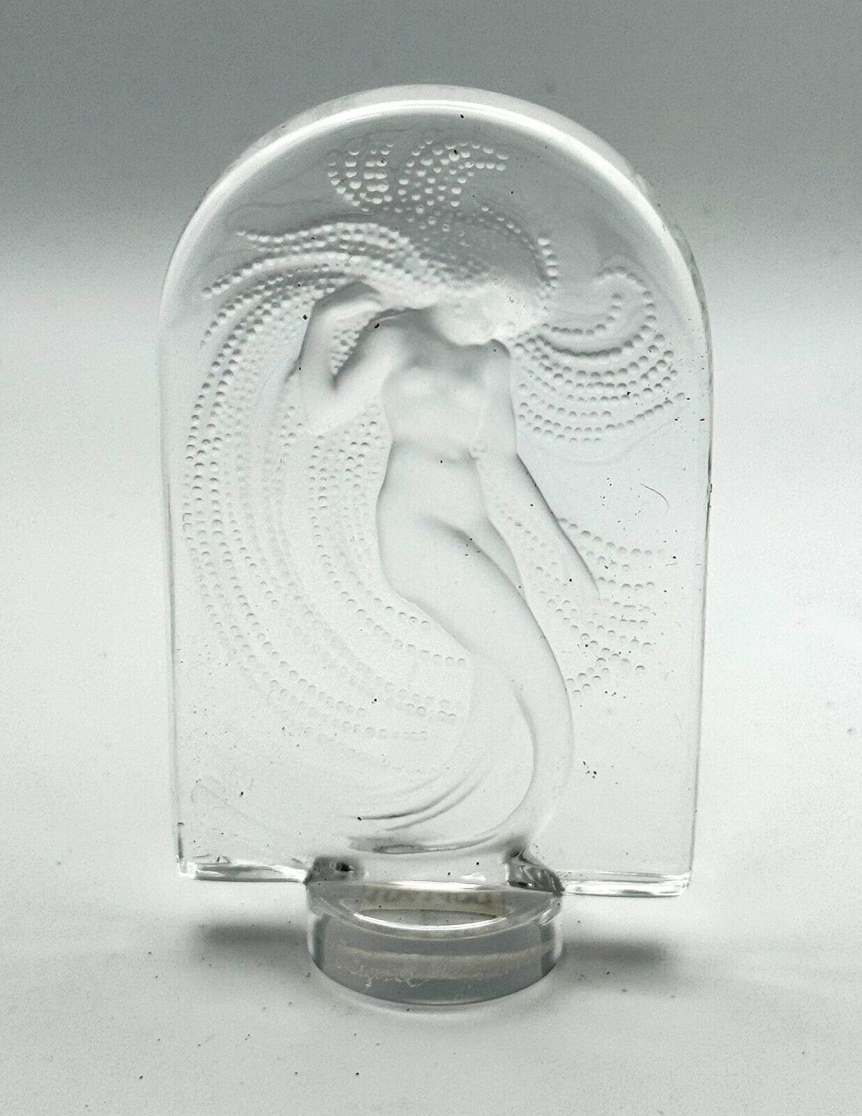 Vintage French Crystal Lalique Water Nymph Figurine 3.25" (InS)