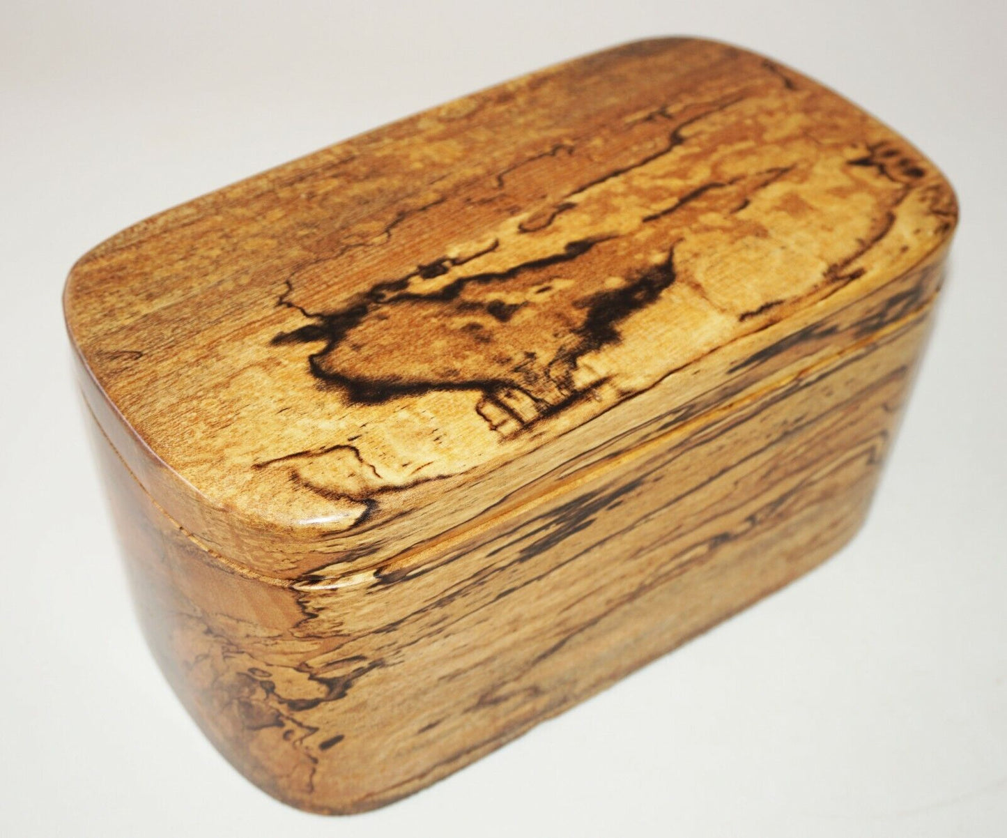 Vintage Hawaii Single Block Carved Mango Wood 4x Box in Box by Janis Allen (JeK)