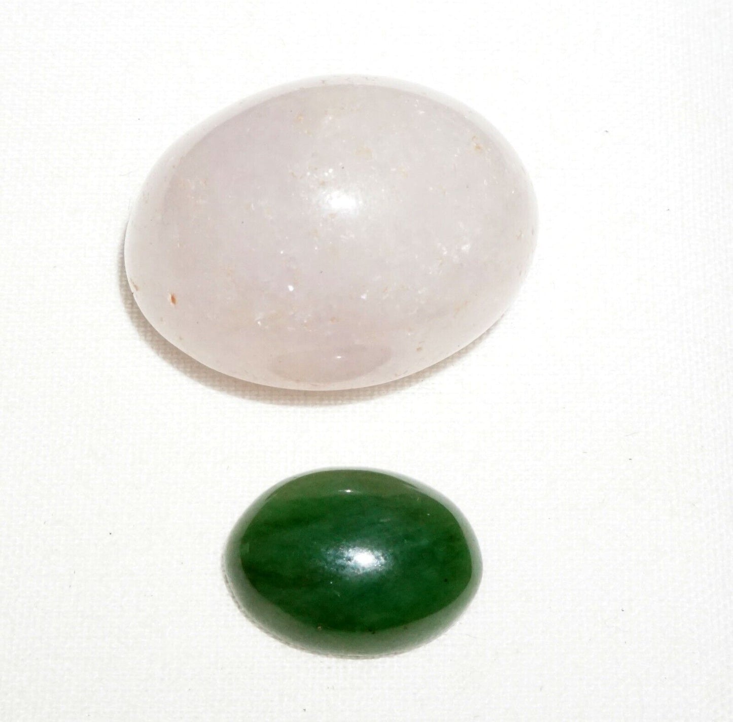 5Pc Vintage Chinese Jadeite & Nephrite Jade Mixed Lot Ornaments Cabochons (***)