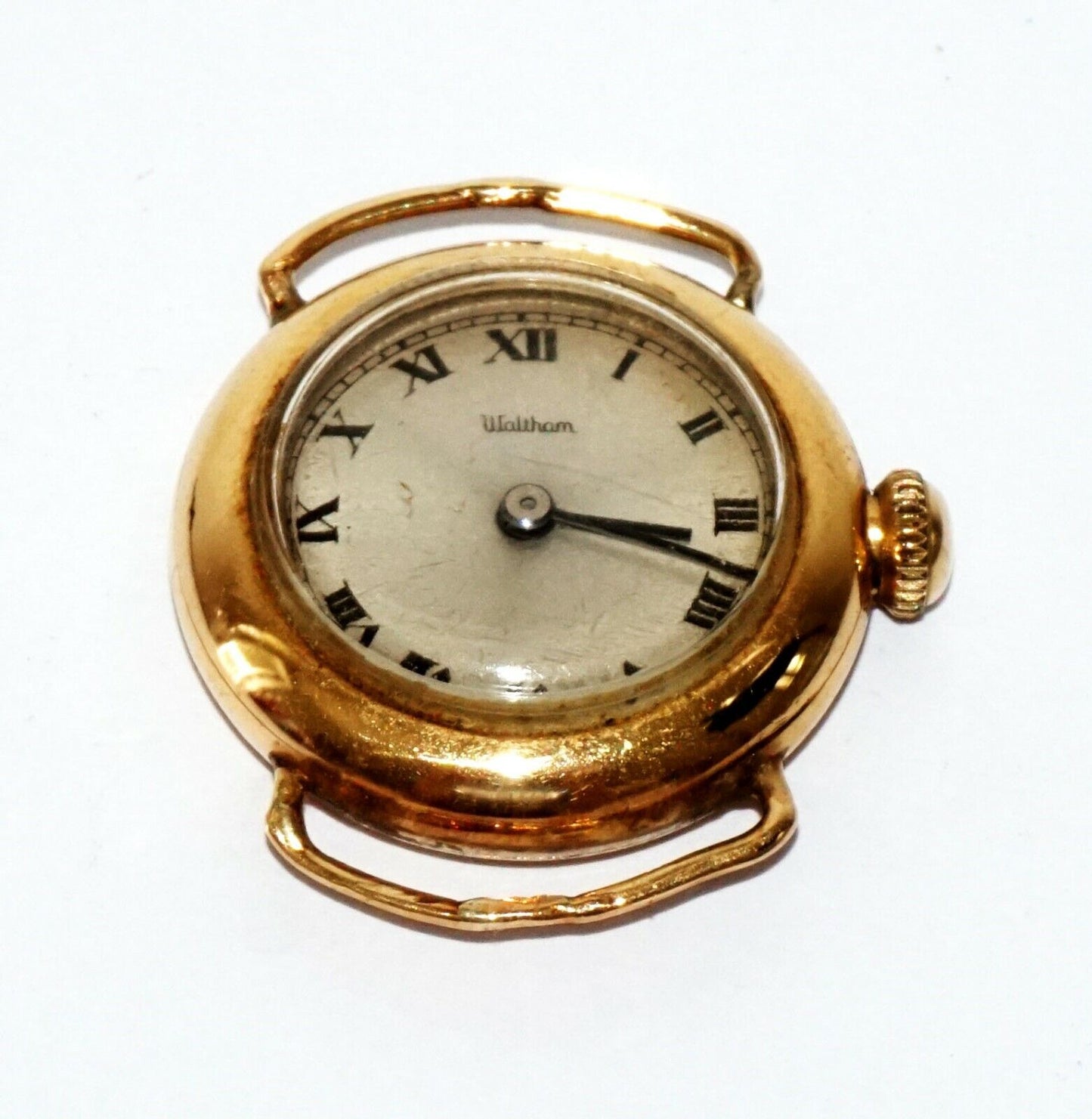 Vintage US 14K Yellow Gold Waltham Ladies Wristwatch w. Hamilton Movement (AHB)