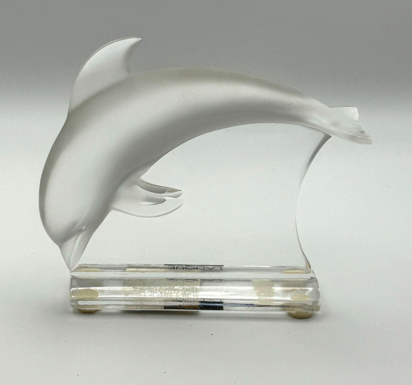 Vintage French Lalique Dolphin Figurine (InS)