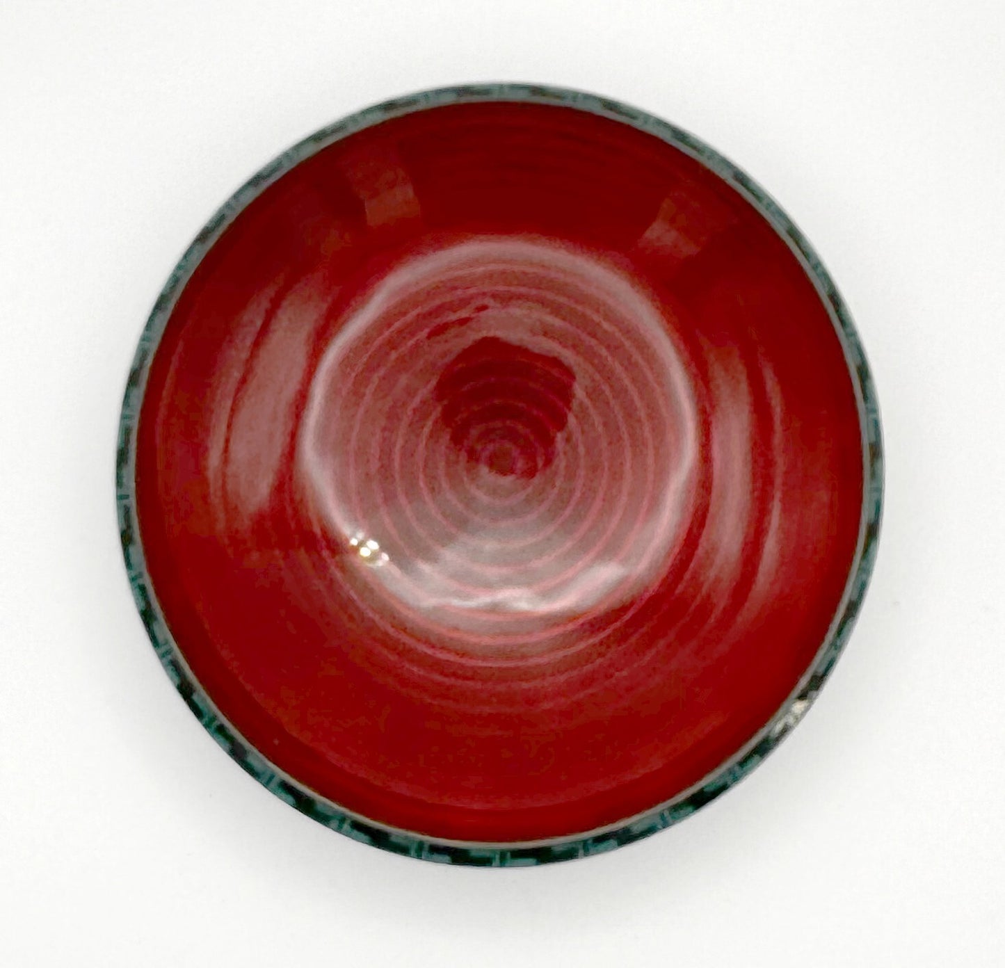 1960s Norwegian Sterling Silver Small Red Enamel Dish By David-Andersen (WeP)