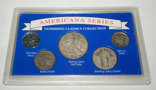 US 5 Coin Set Americana Series "Vanishing Classics Collection"  in Case (KiL)