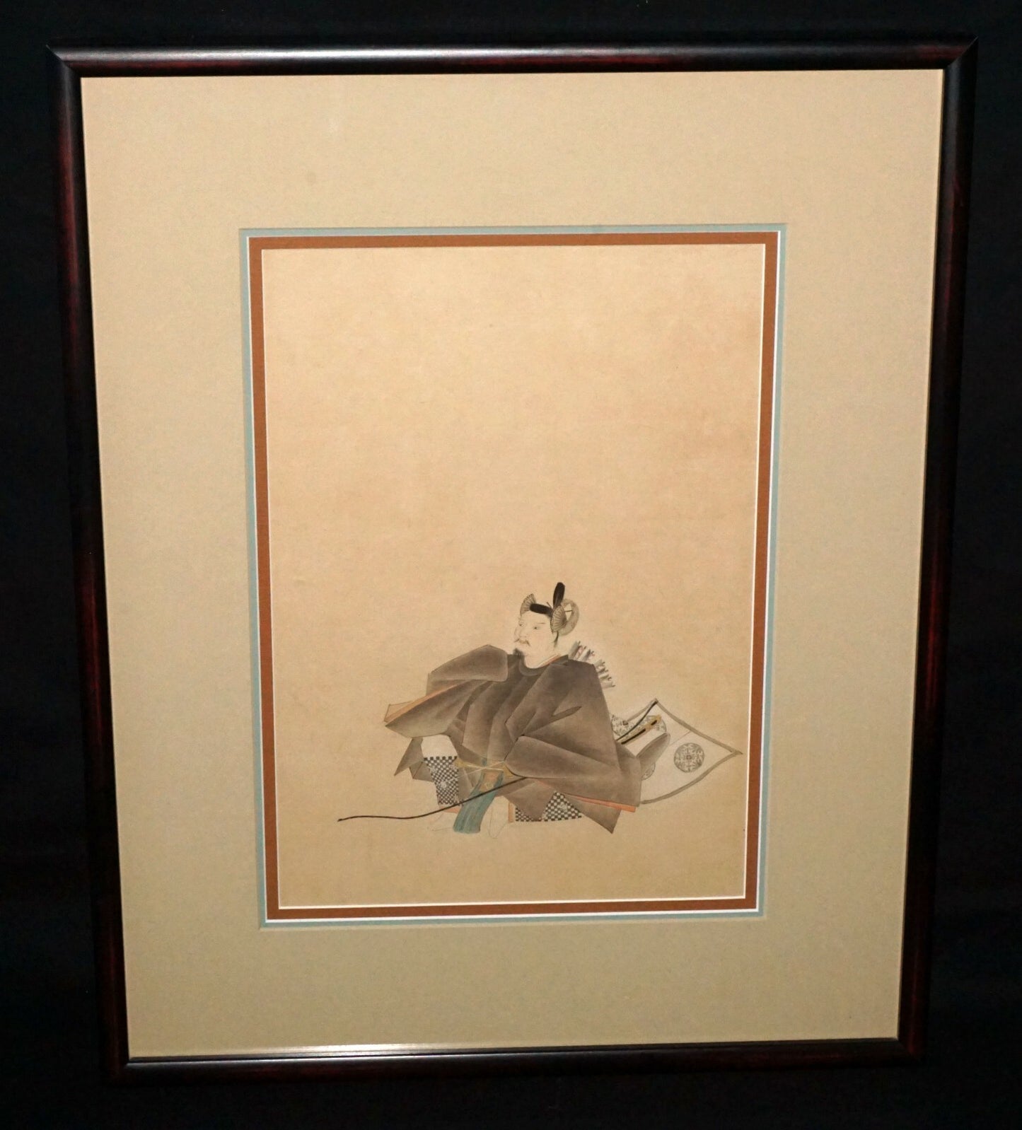 20C Japanese Framed Painting Thirty-Six Immortals of Poetry by unsigned  (CWo)