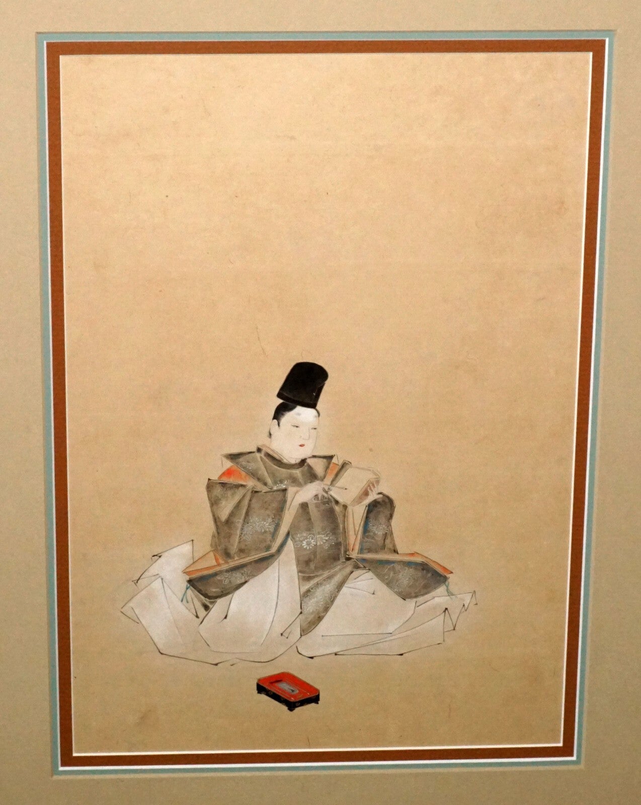 20C Japanese Framed Painting Thirty-Six Immortals of Poetry by unsigned  (CWo)