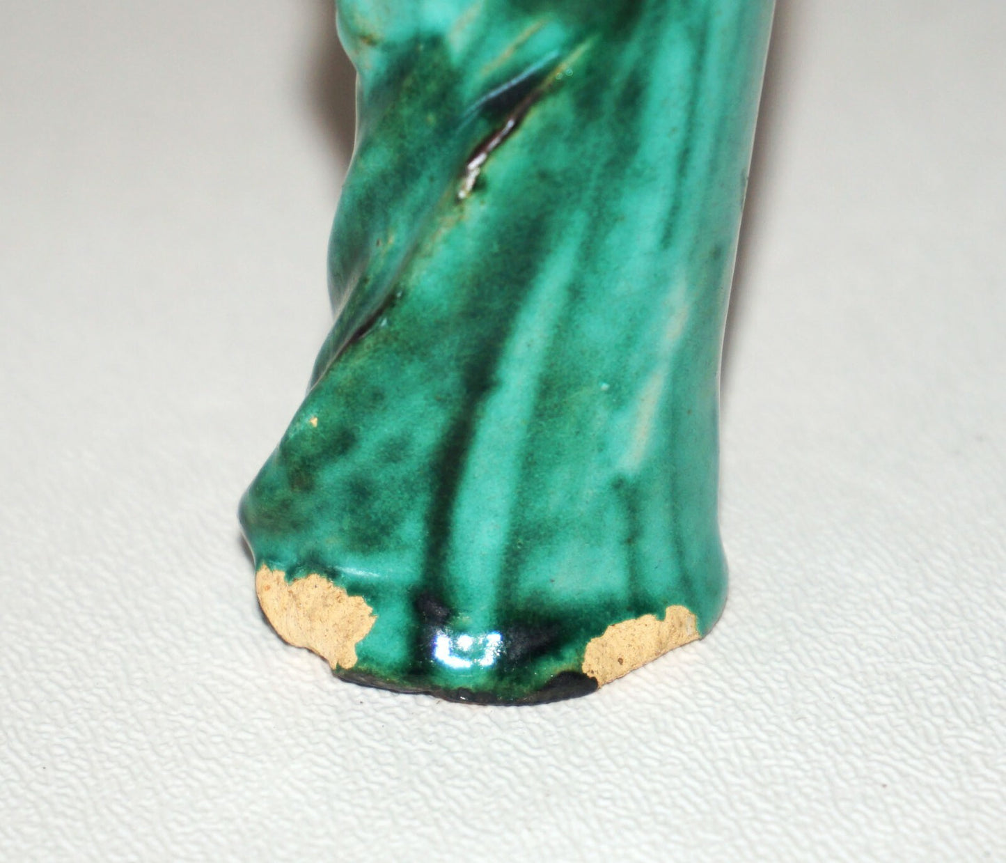 9Pc 1920s German Glazed Pottery Creche Christmas Nativity Scene  (HMLC) 17