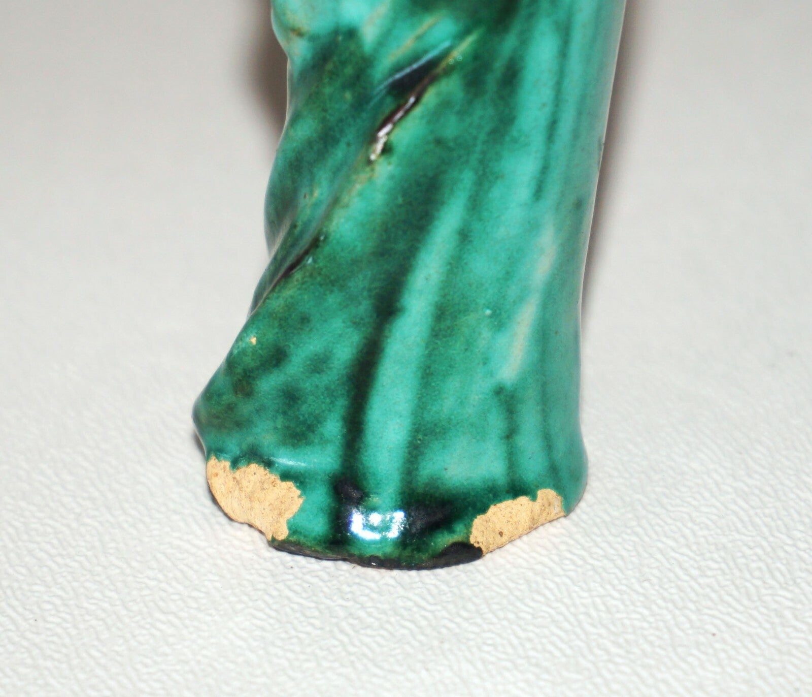 9Pc 1920s German Glazed Pottery Creche Christmas Nativity Scene  (HMLC) 17