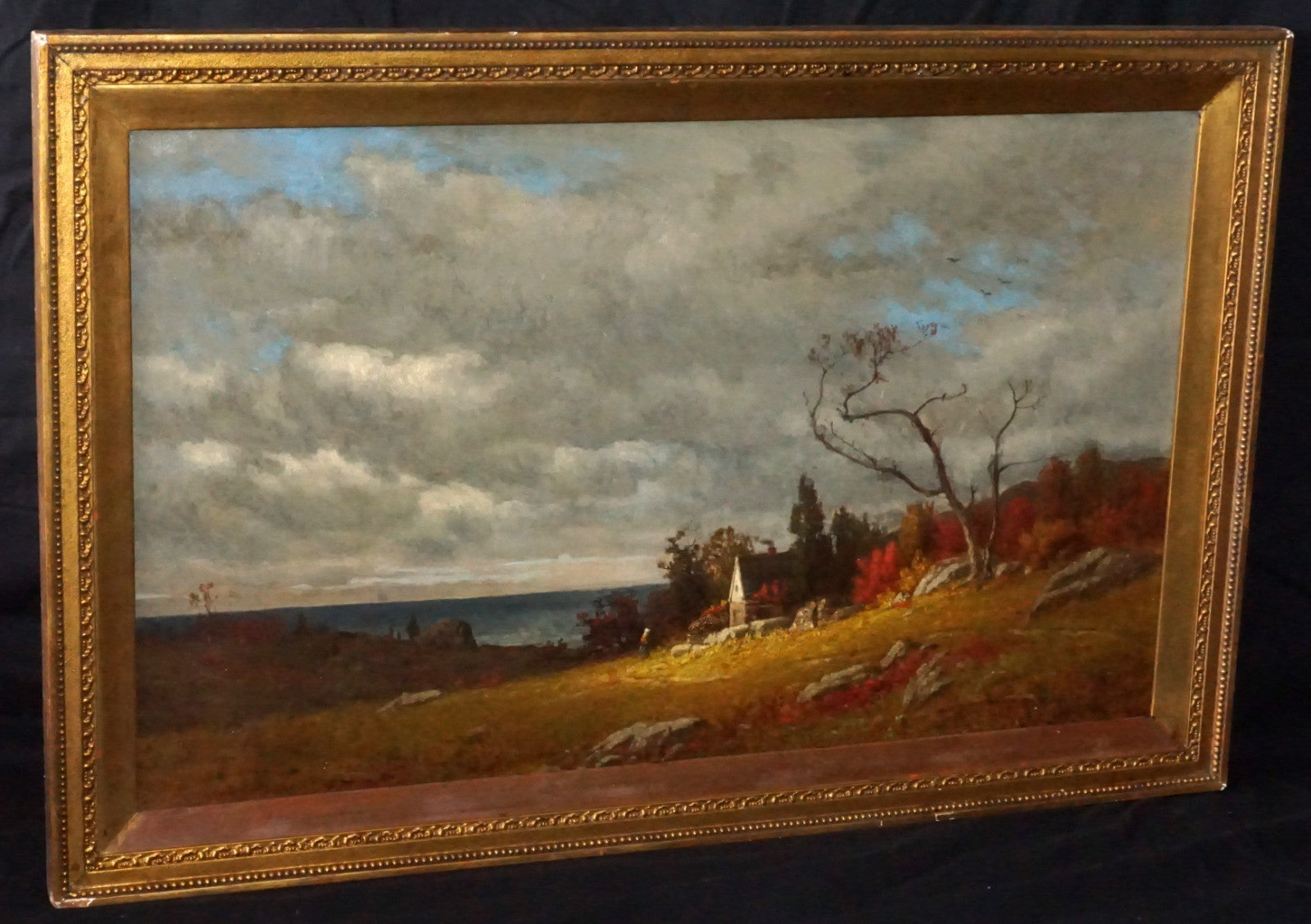 19C American East Coast Oil Painting by James Renwick Brevoort (1832-1918)(===)