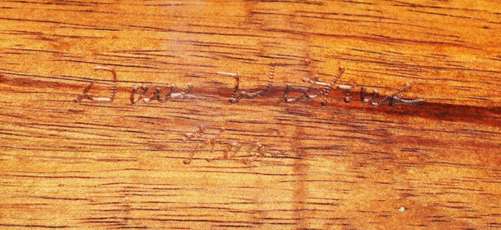 Hawaii Modernist Koa Hard Wood 3x Section Serving Tray by Dave Witkus  (SRi)