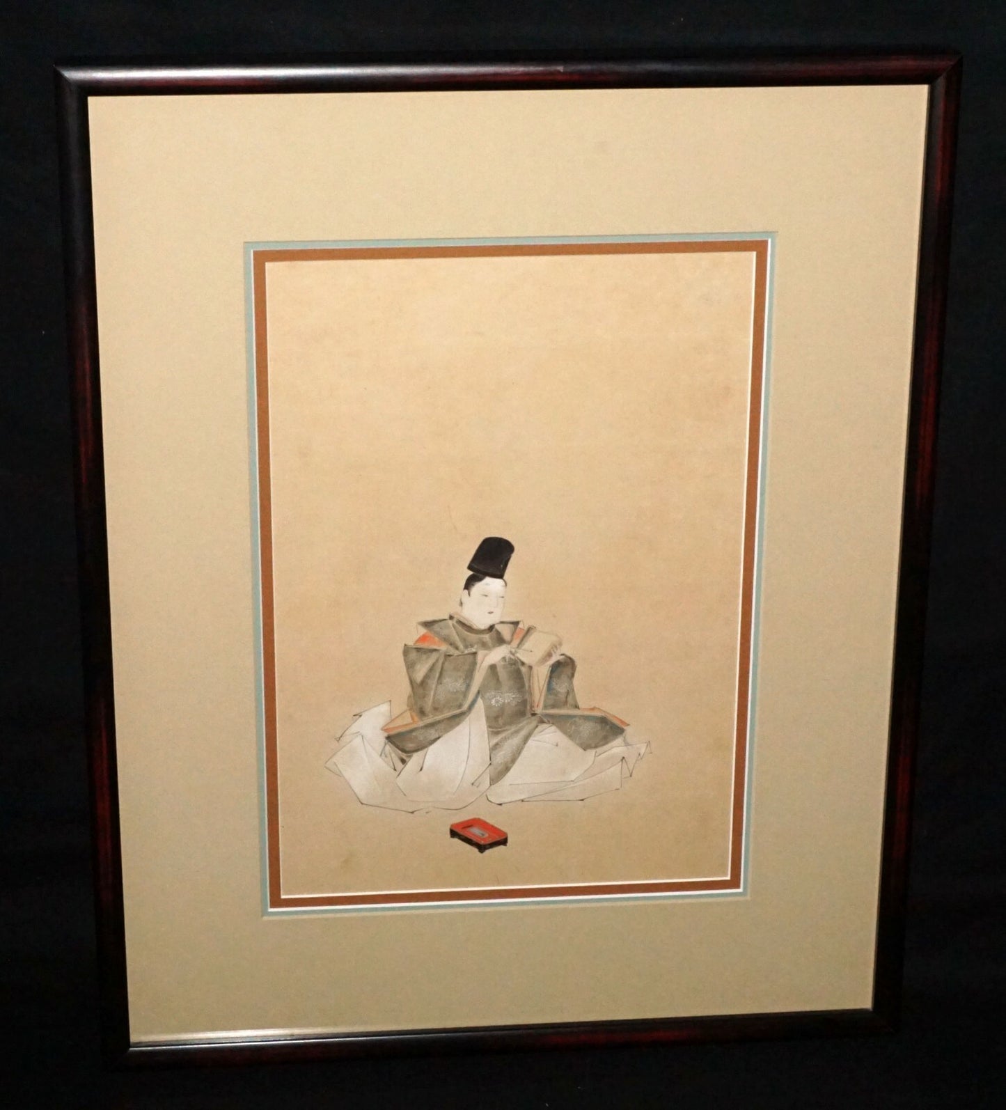 20C Japanese Framed Painting Thirty-Six Immortals of Poetry by unsigned  (CWo)