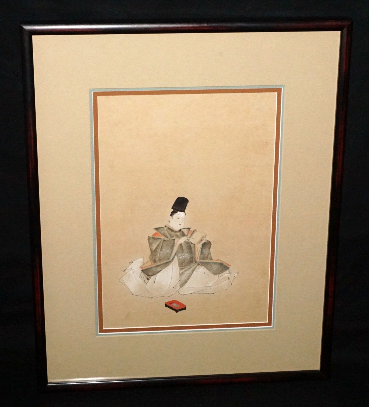 20C Japanese Framed Painting Thirty-Six Immortals of Poetry by unsigned  (CWo)