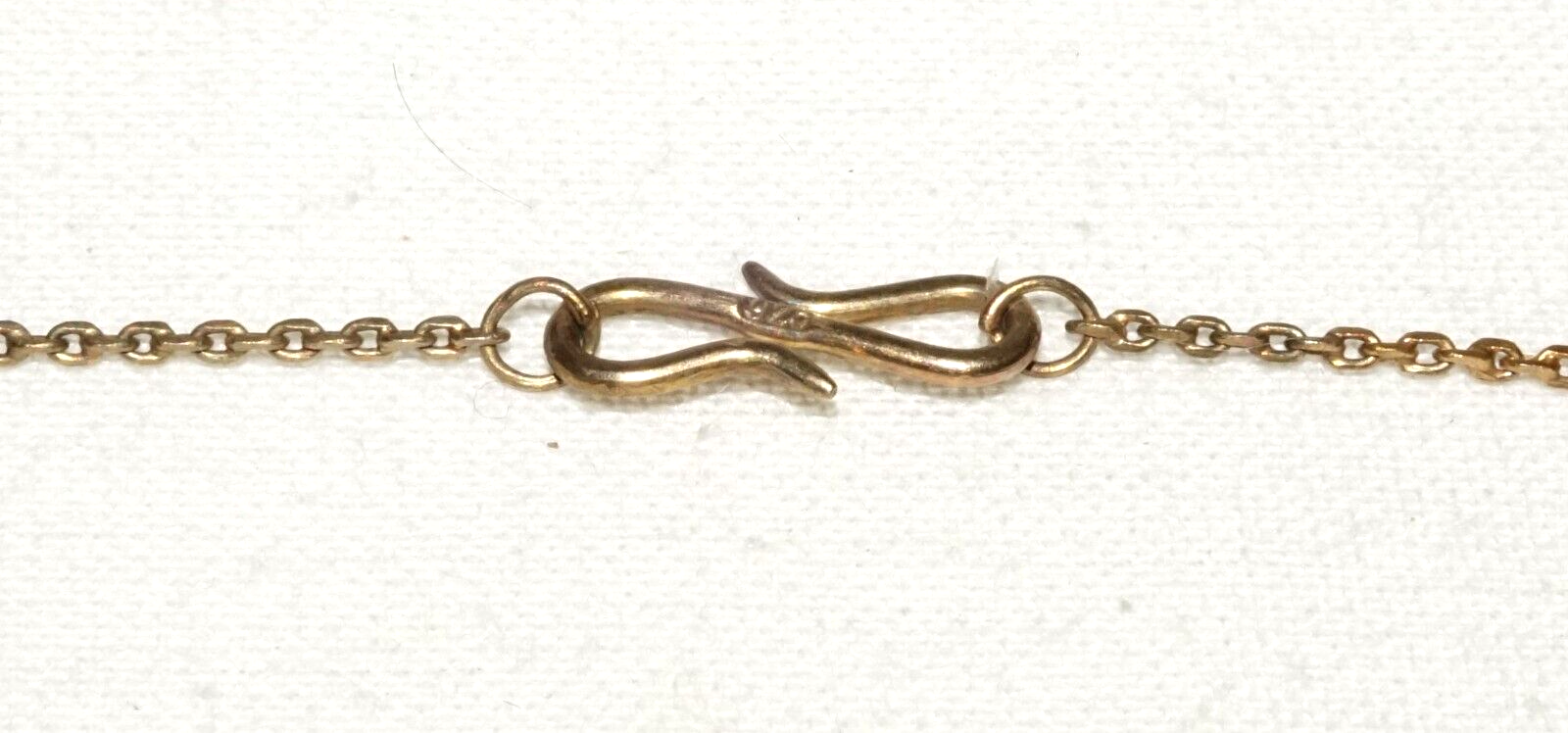 Vintage Gold-washed Sterling Silver Necklace w. 13x Amethyst Pendant  (GoB *#22