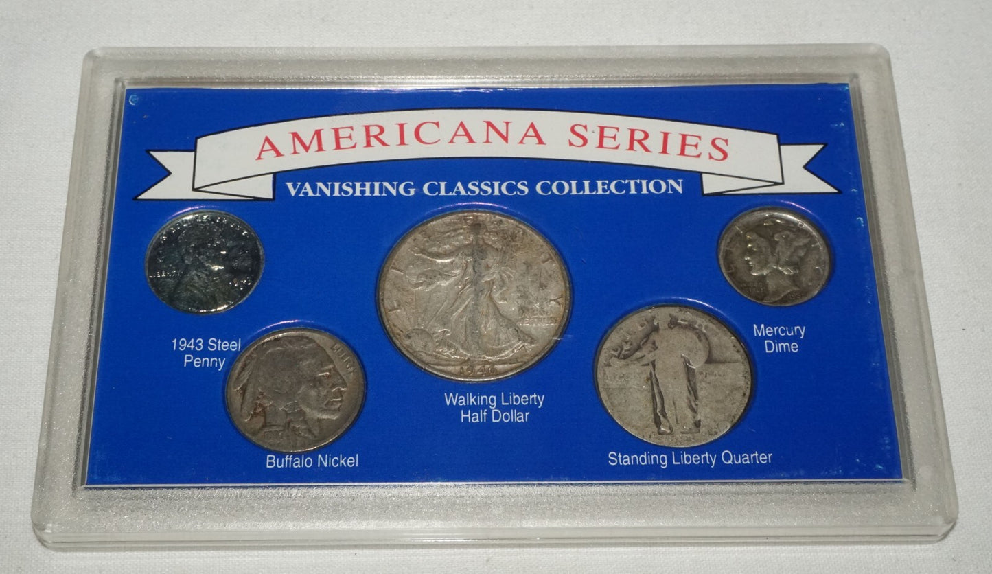 US 5 Coin Set Americana Series "Vanishing Classics Collection"  in Case (KiL)