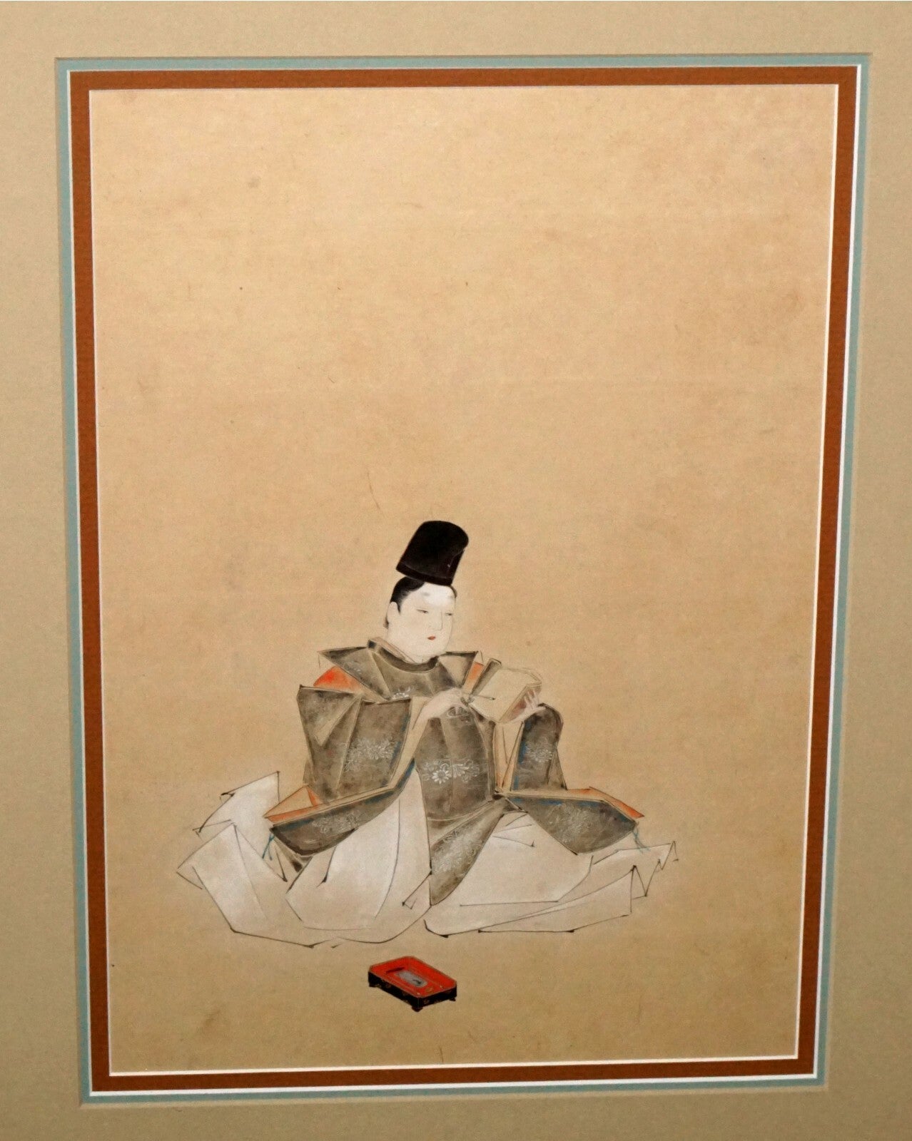 20C Japanese Framed Painting Thirty-Six Immortals of Poetry by unsigned  (CWo)