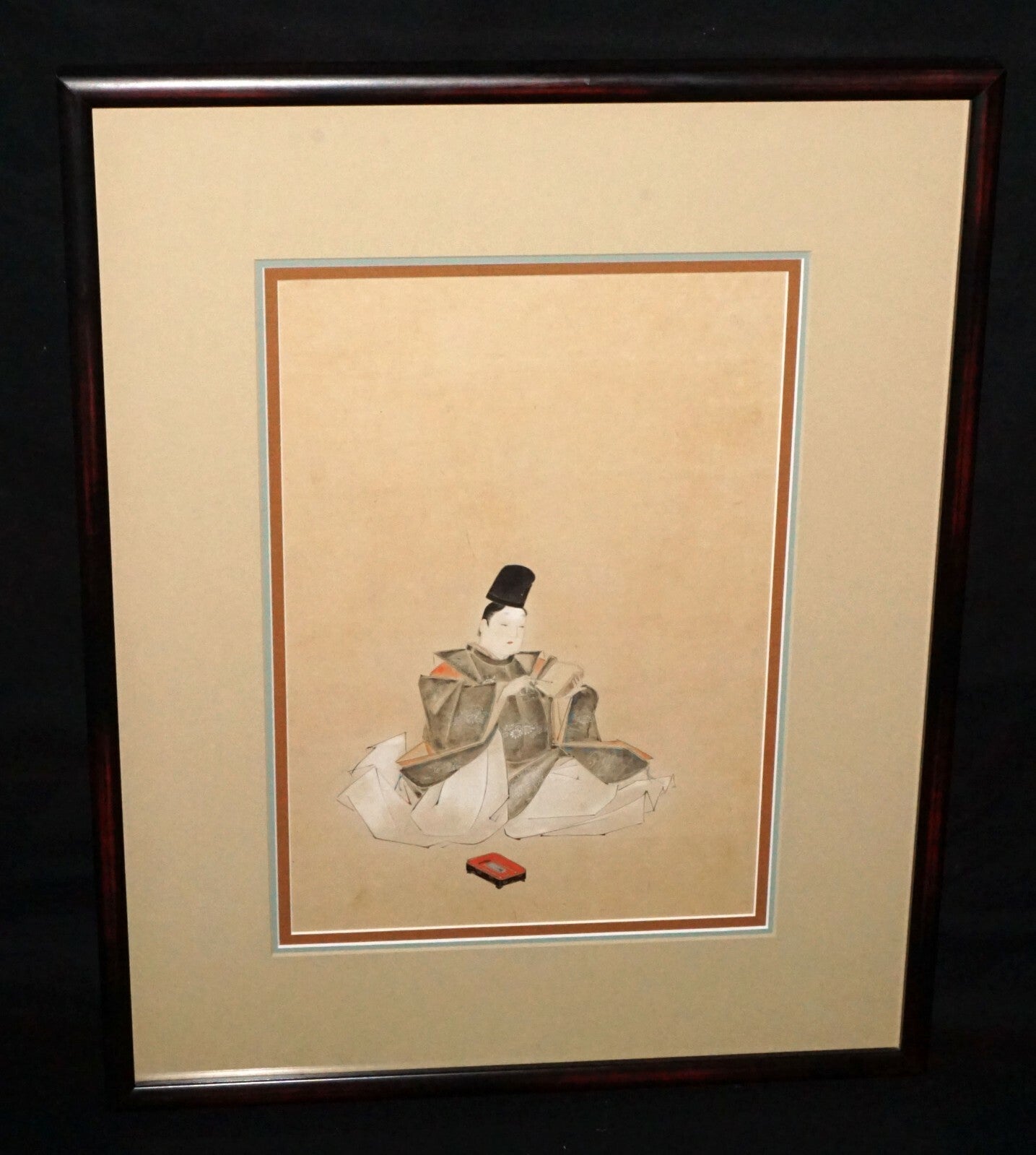 20C Japanese Framed Painting Thirty-Six Immortals of Poetry by unsigned  (CWo)