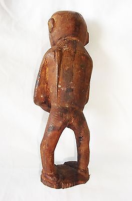 Central New Guinea Dani Tribe Wood Carving Pregnant Woman Motif (Eic)