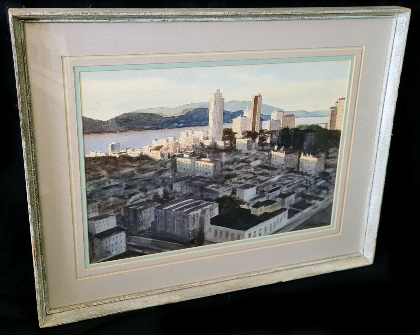 '69 US Watercolor Painting San Francisco Charles Ross Kinghan (1895-1984)(KiA)