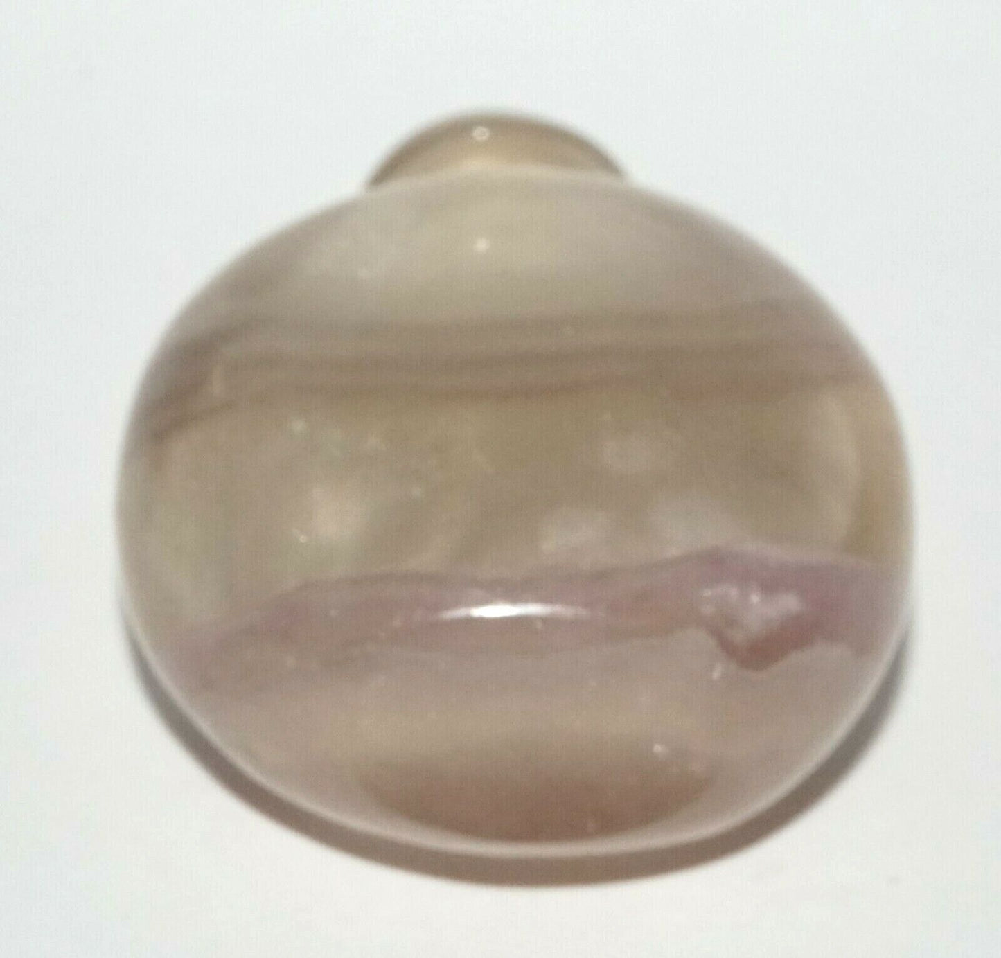 Vintage Chinese Clear Purplish Fluorite Snuff Bottle Plain Motif (LeS) G4