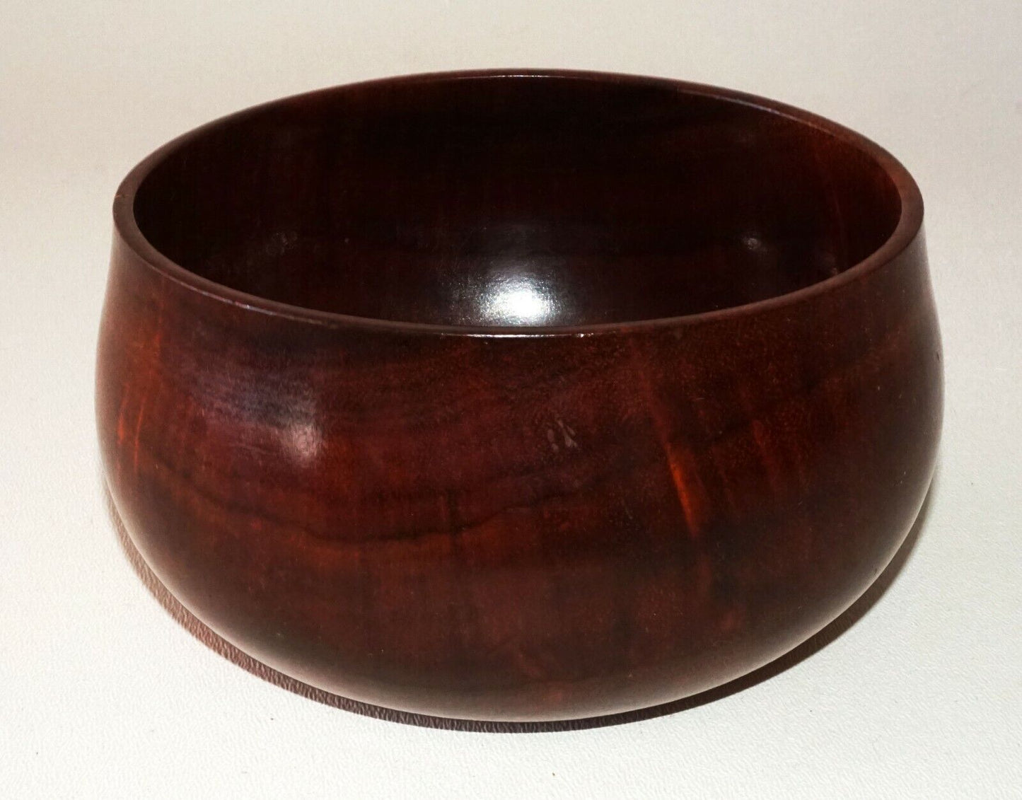 Vintage Hawaii Small Calabash Curly Koa Wood Bowl - Fine Specimen (GoD)