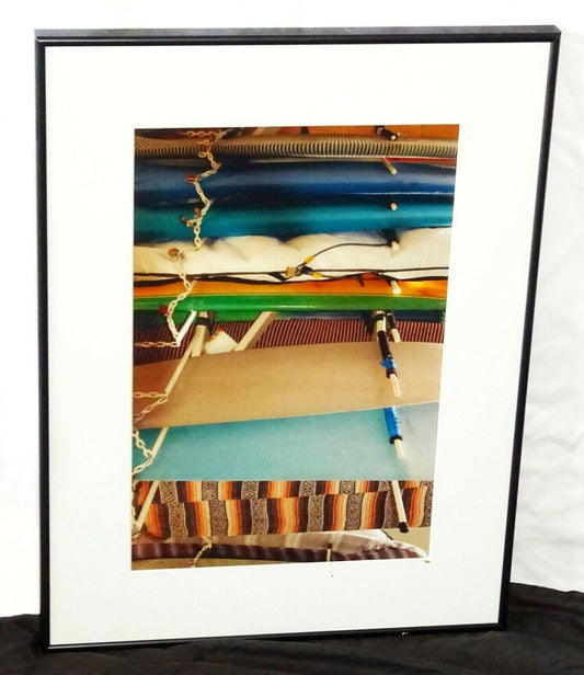 '09 Hawaii Framed Color Photo Print "Surf Board Racks 2" by Michael O'Hara (DaM)