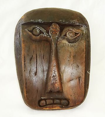 Vintage Indonesian Wooden Tribal Mask (Gem)