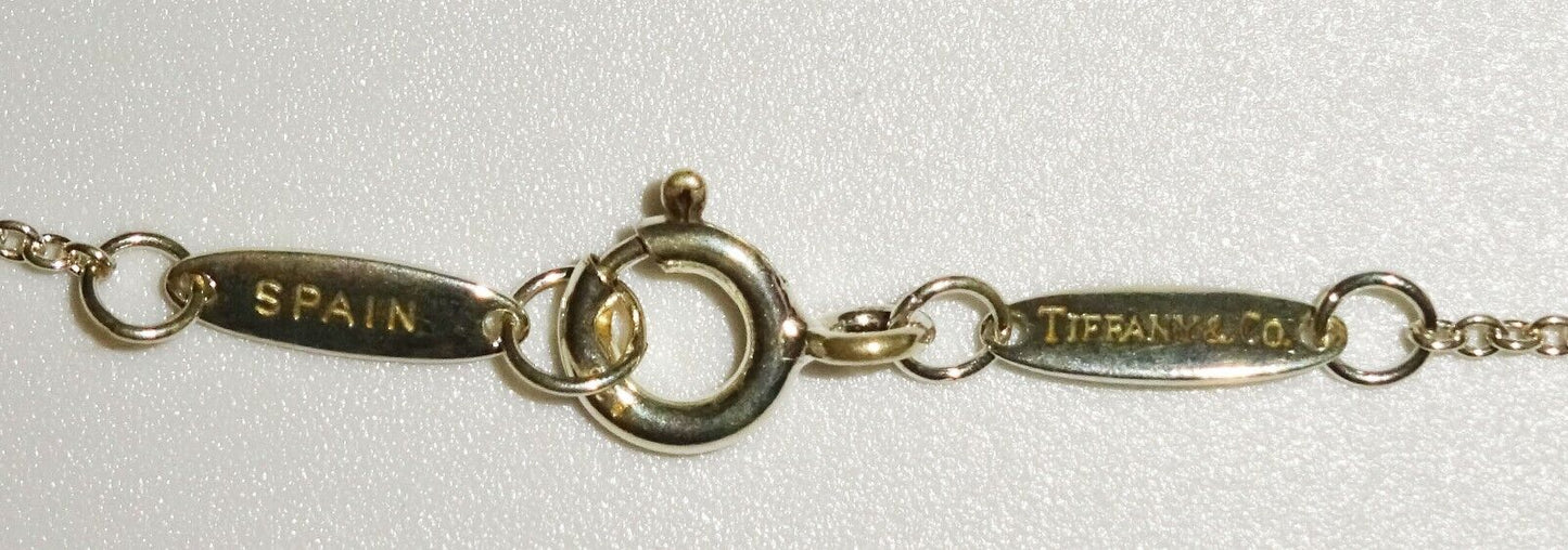 Vintage US Sterling Silver Necklace w. Eternal Circle by Tiffany & Co. (HoP)