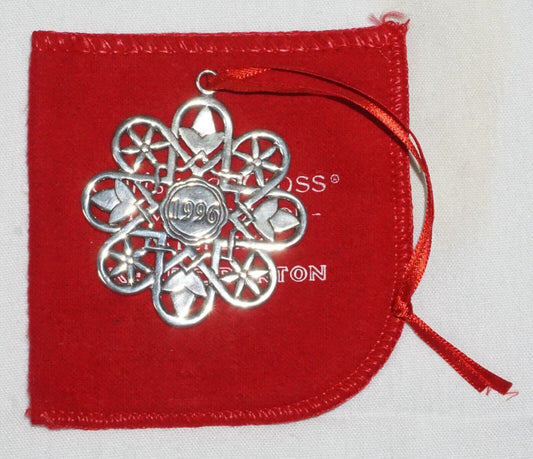 1996 Boston Museum Snowflake Sterling Ornament (NaC)