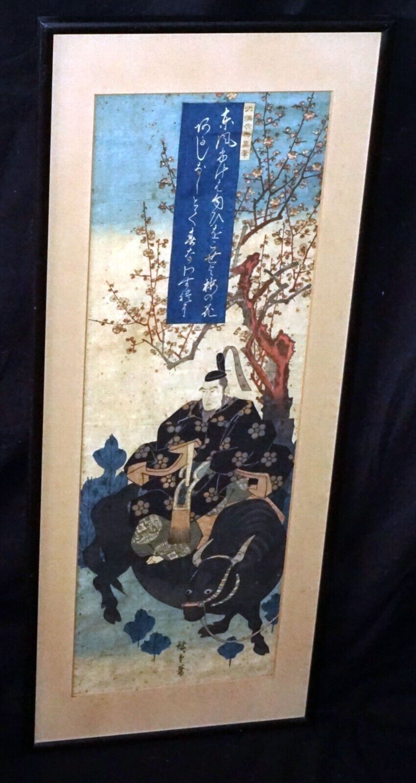 1830s Japanese Color WB Print Kakemono-e "Kitano Tenjin" by Hiroshige I (LeL)