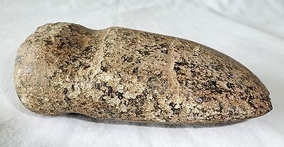 3x Anasazi Hohokam Fully Grooved Stone Axe & Axe Blank & Rubber Stone (Ver)