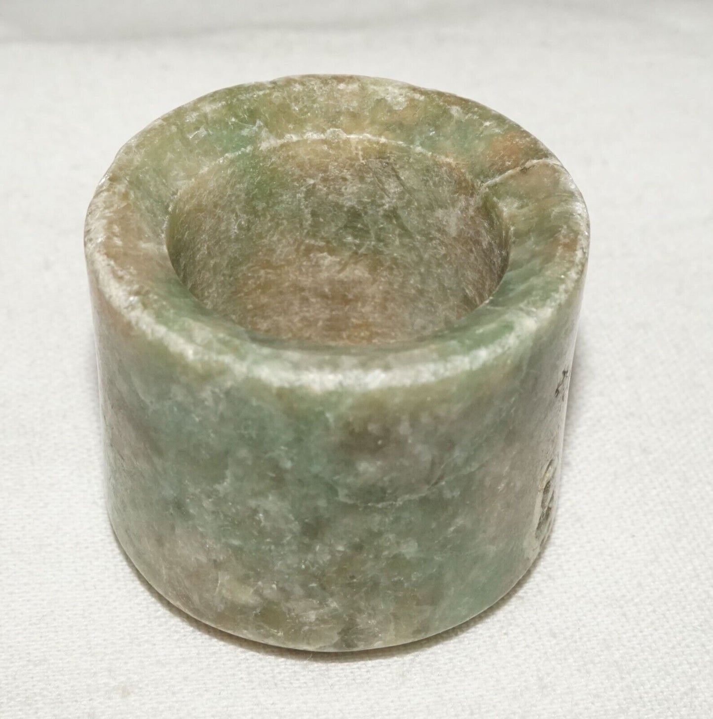 Antique Chinese Well Worn Jadeite Jade Archers Ring Sz. 10.25 (Les)L21