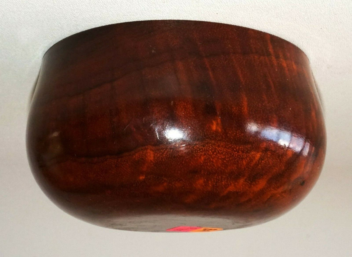 Vintage Hawaii Small Calabash Curly Koa Wood Bowl - Fine Specimen (GoD)