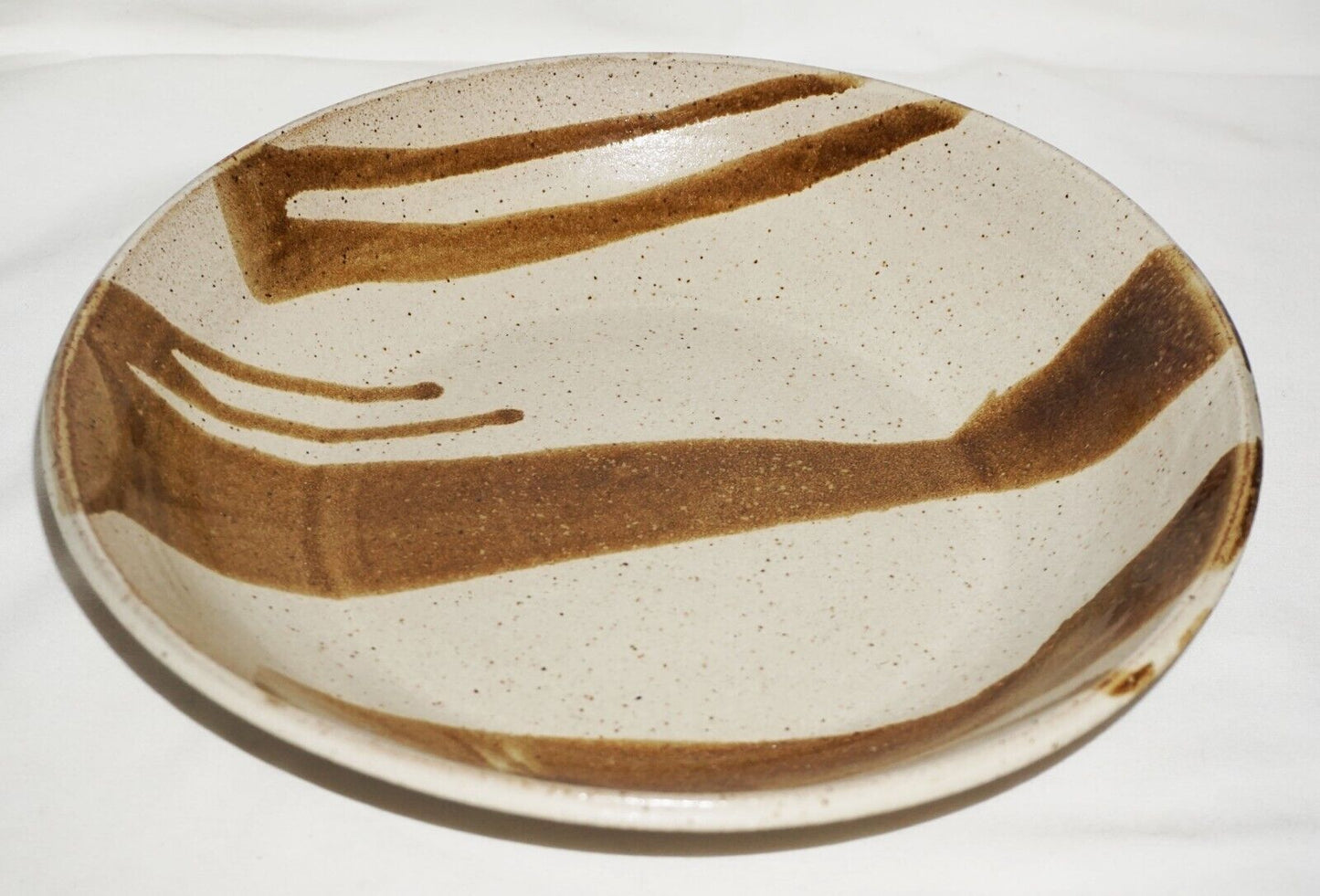 Vintage Hawaii Deep Dish Three Stripe Glaze by Toshiko Takaezu (1922-2011)(ChB)