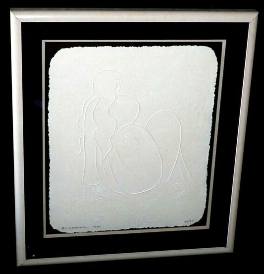 1988 US Framed Cast Paper Print 48/150 "Kiana" by R. C. Gorman (1932-2005) (FeO)