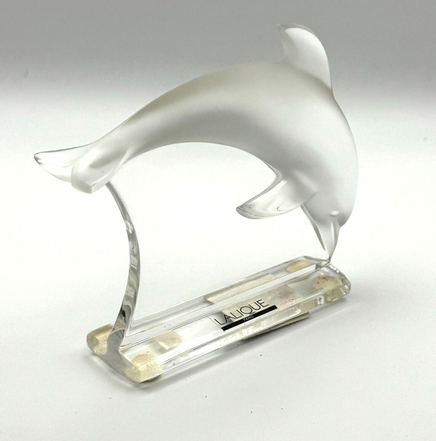 Vintage French Lalique Dolphin Figurine (InS)