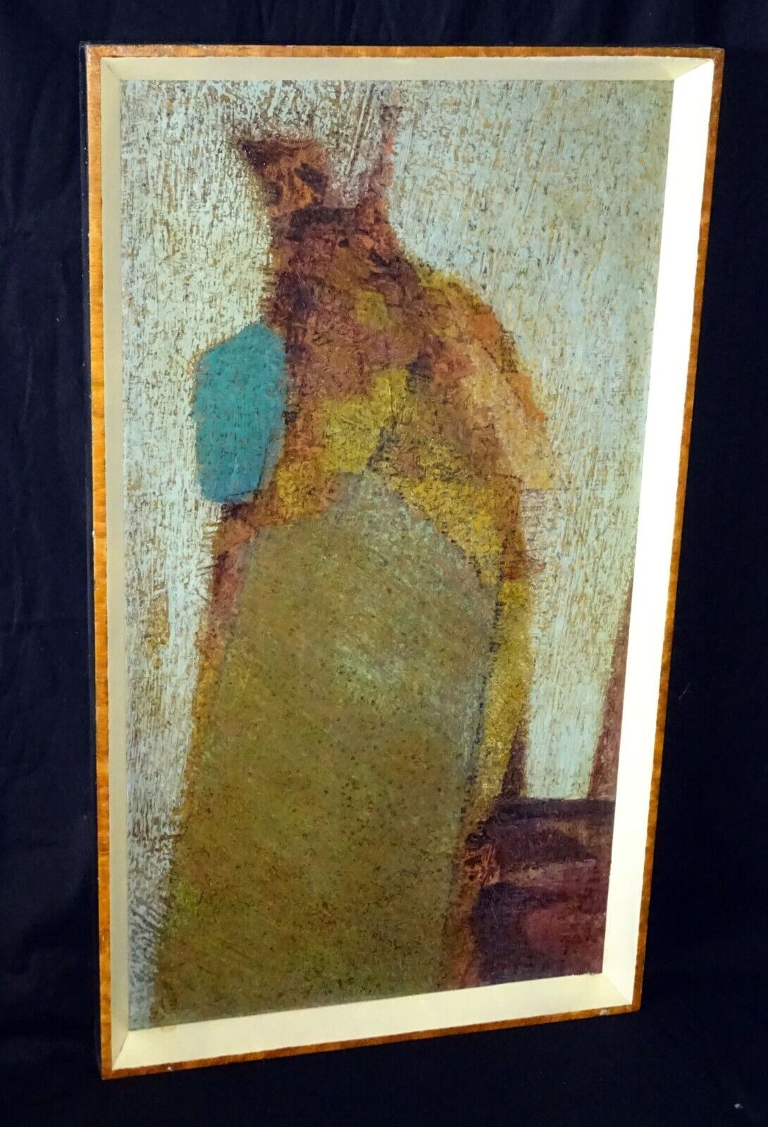 '60s Modern Taos NM Oil Painting Along the Strip Mario Larrinaga (1895-1979)(AHB