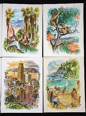 6x 1959 Hawaii Matson Shipping Line Menu Covers by L. Macouillard (Cra) Lot#3